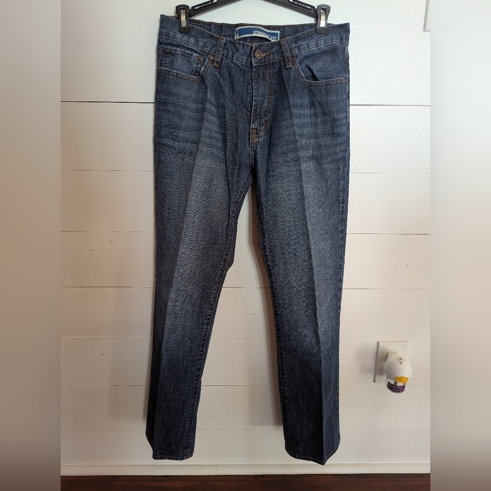 GAP Men's Dark Blue Straight Jeans
